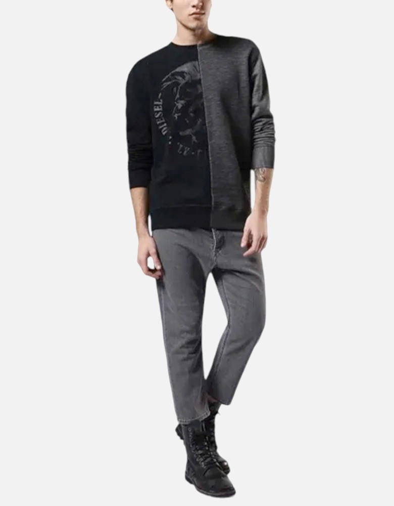 S JOE NC FELPA Mens Mohawk Head Sweatshirt Pullover Long Sleeve Jumper