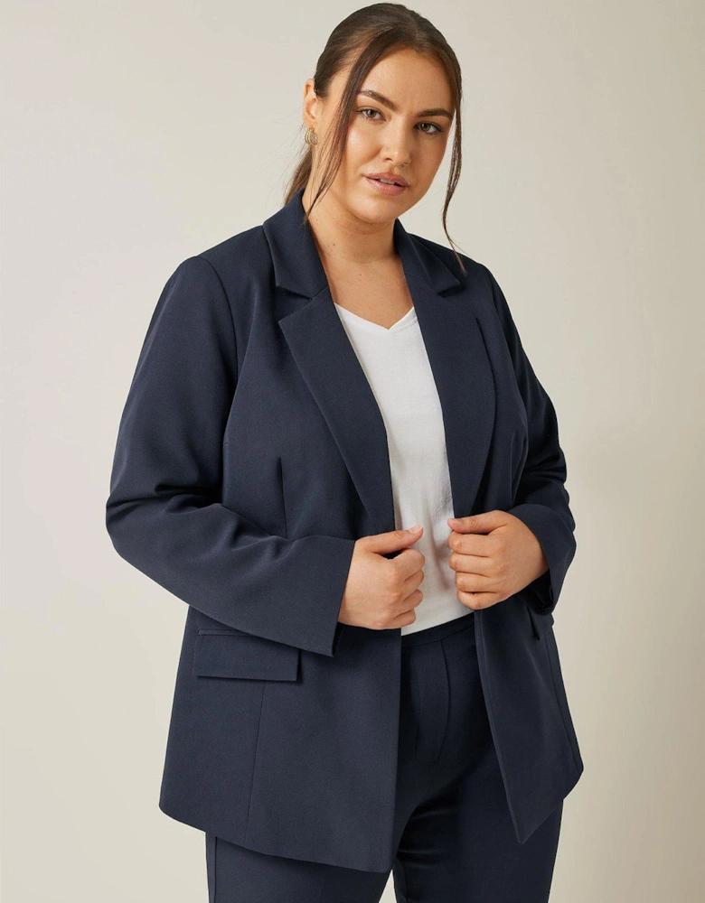 Edge To Edge Blazer - Blue