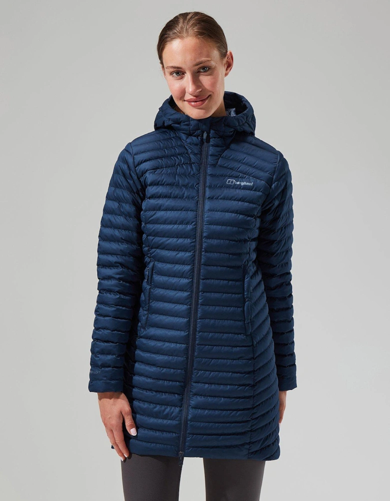 Nula Micro Long Jacket - Navy