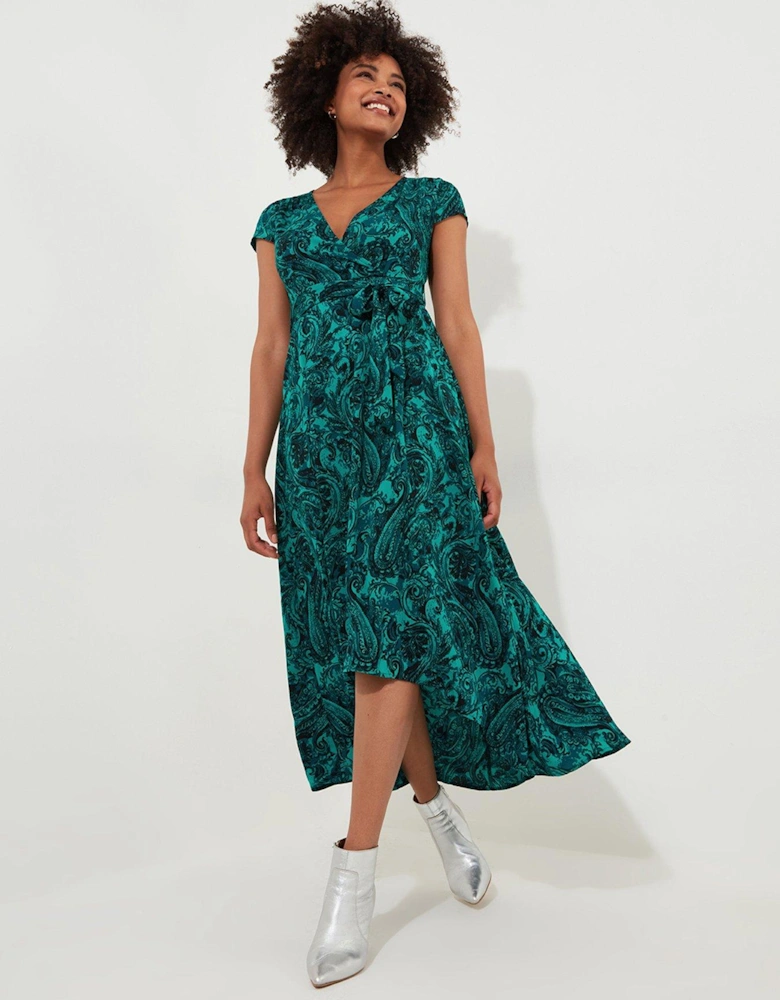 Perfect Paisley Dress -green