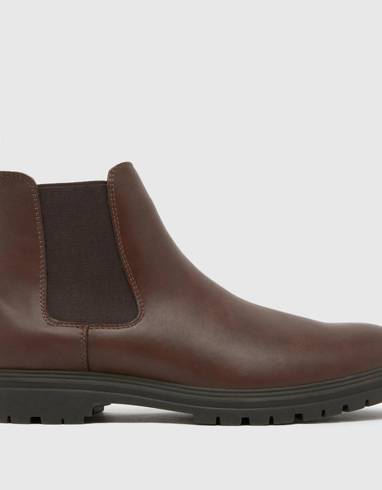 Dalton Chunky Chelsea Boot - Brown