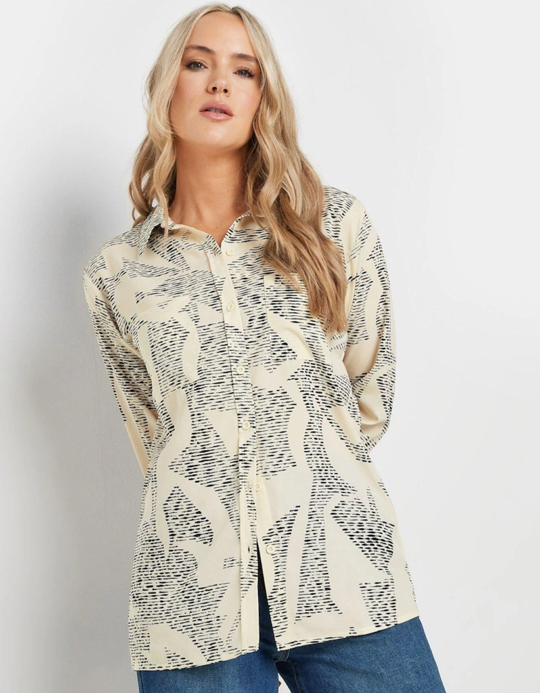 Tall Dash Long Sleeve Shirt - Ivory