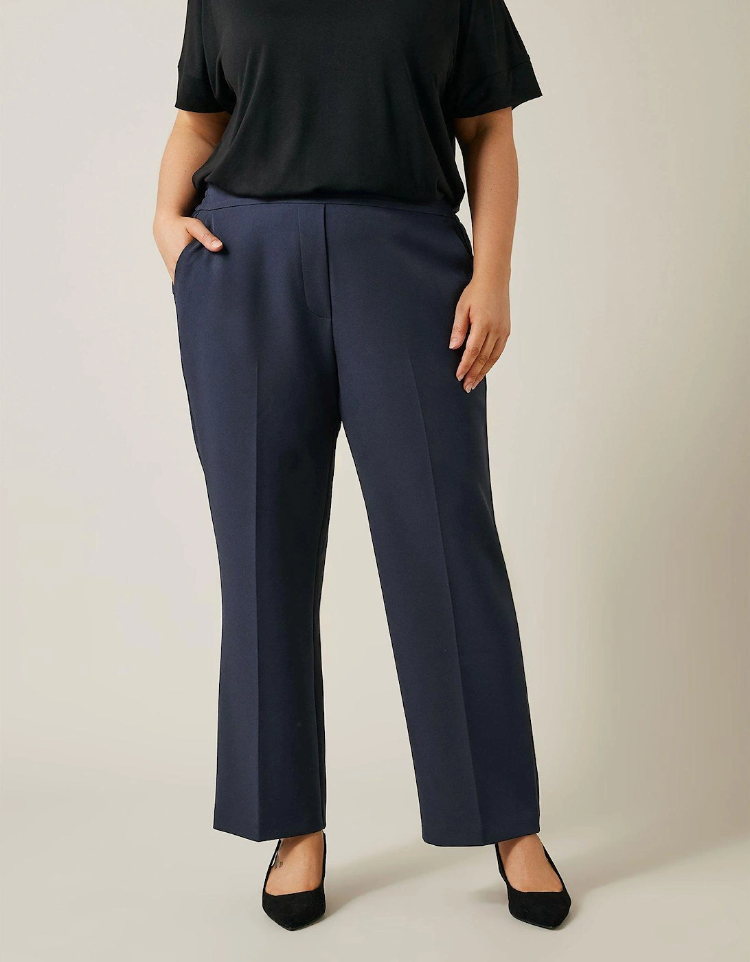 Wide Leg Trouser 29" - Blue, 2 of 1