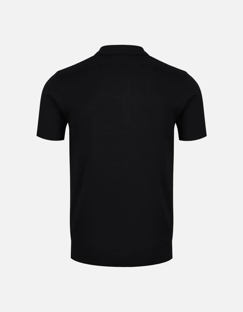 Jackson Short Sleeve Men's Polo Shirt | Black