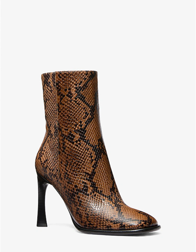 Kelsea Snake Embossed Leather Boot