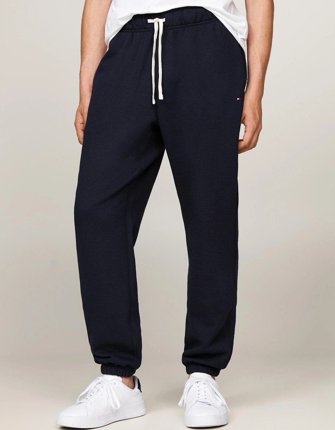Tommy Hilfiger Men's Blue/Black Essential Fleece Sweatpants - - : 35/34/32 L