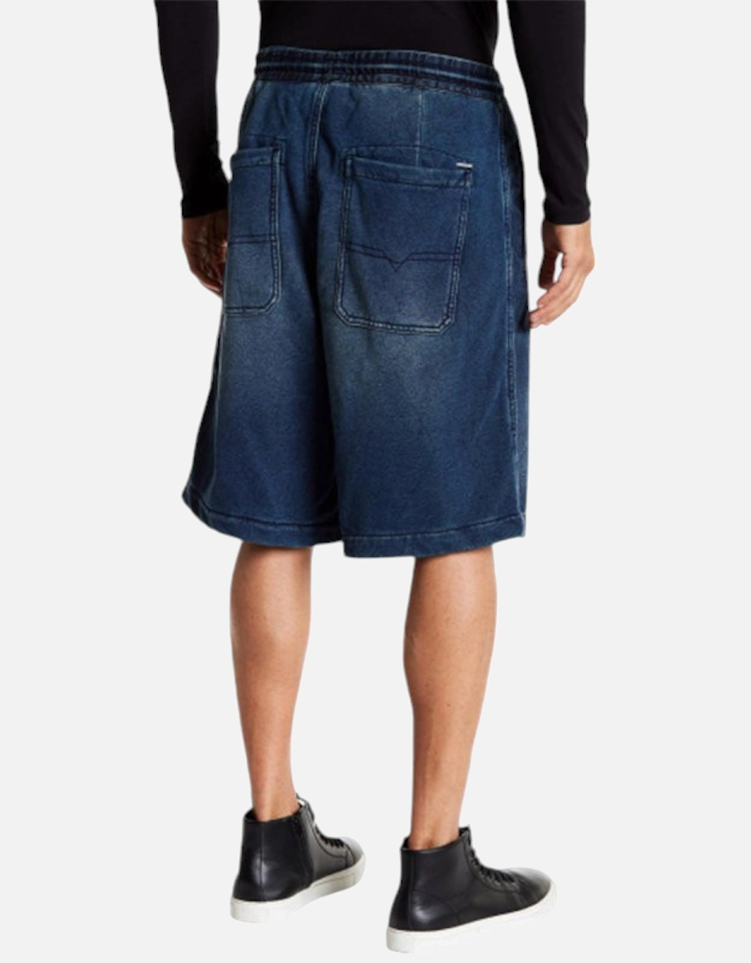 D BAGLEY 0NAMB Mens Denim Shorts Loose Fit