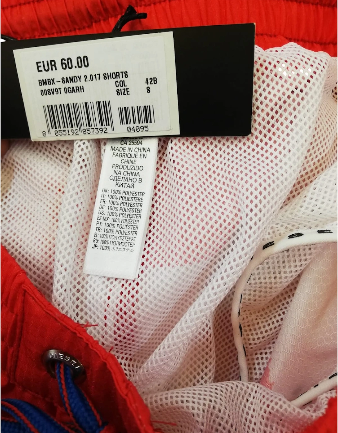 SANDY 2.017 Mens Swim Shorts Trunks Swimming Board