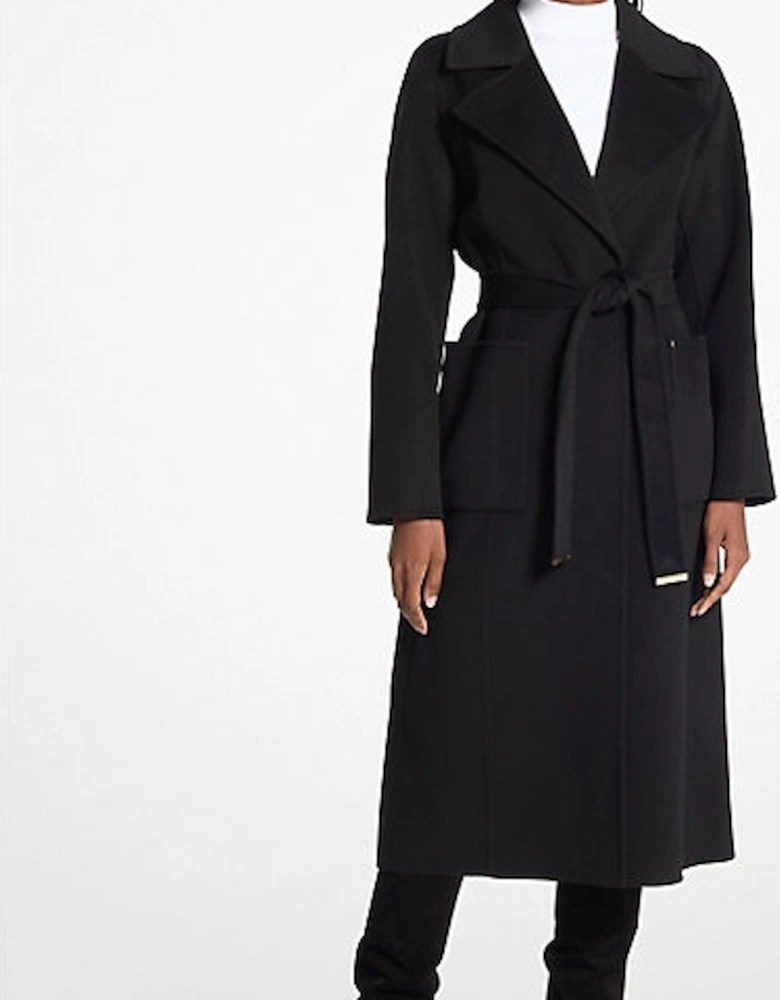 Wool Blend Trench Coat