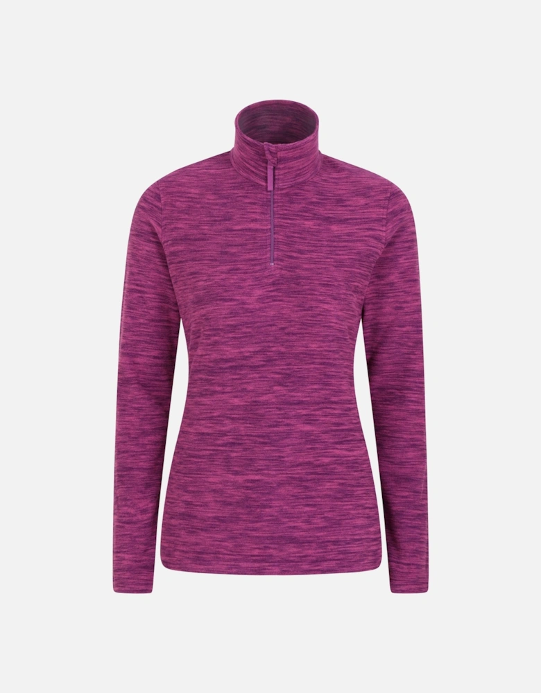 Womens/Ladies Snowdon Melange Fleece Top