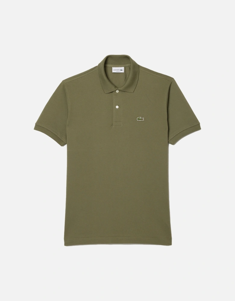 Classic Fit Polo Shirt Khaki Green