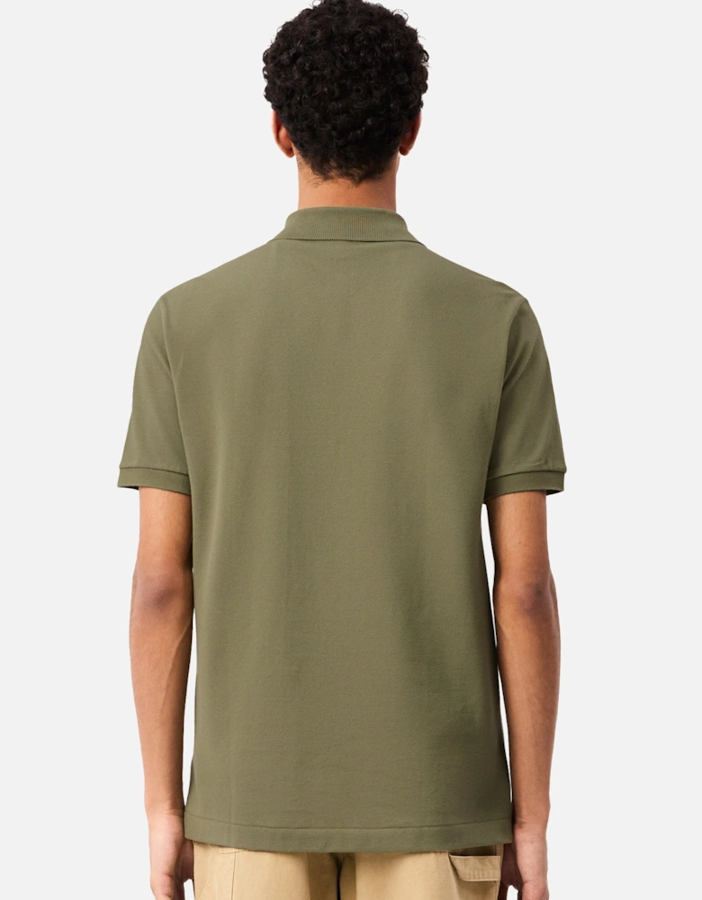 Classic Fit Polo Shirt Khaki Green