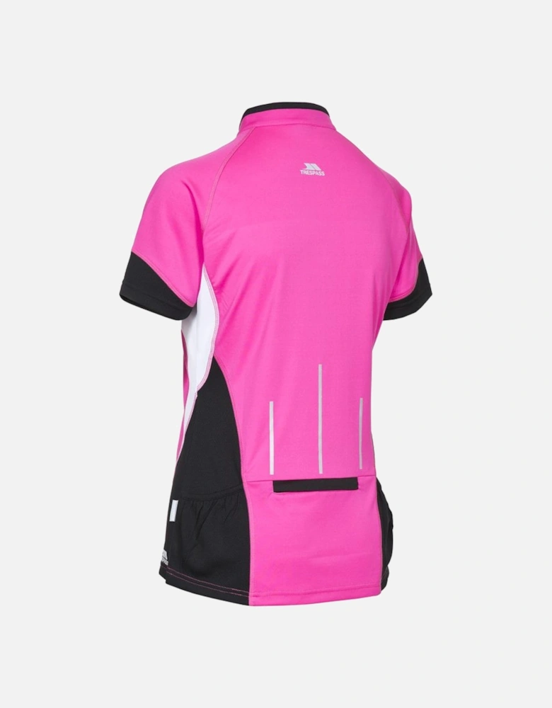 Womens/Ladies Harpa Short Sleeve Cycling Top