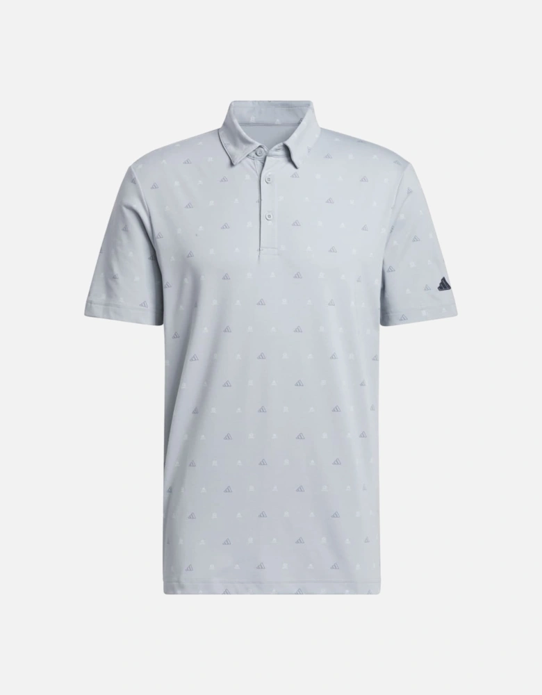 Go-To Mini-Crest Print Golf Polo Shirt