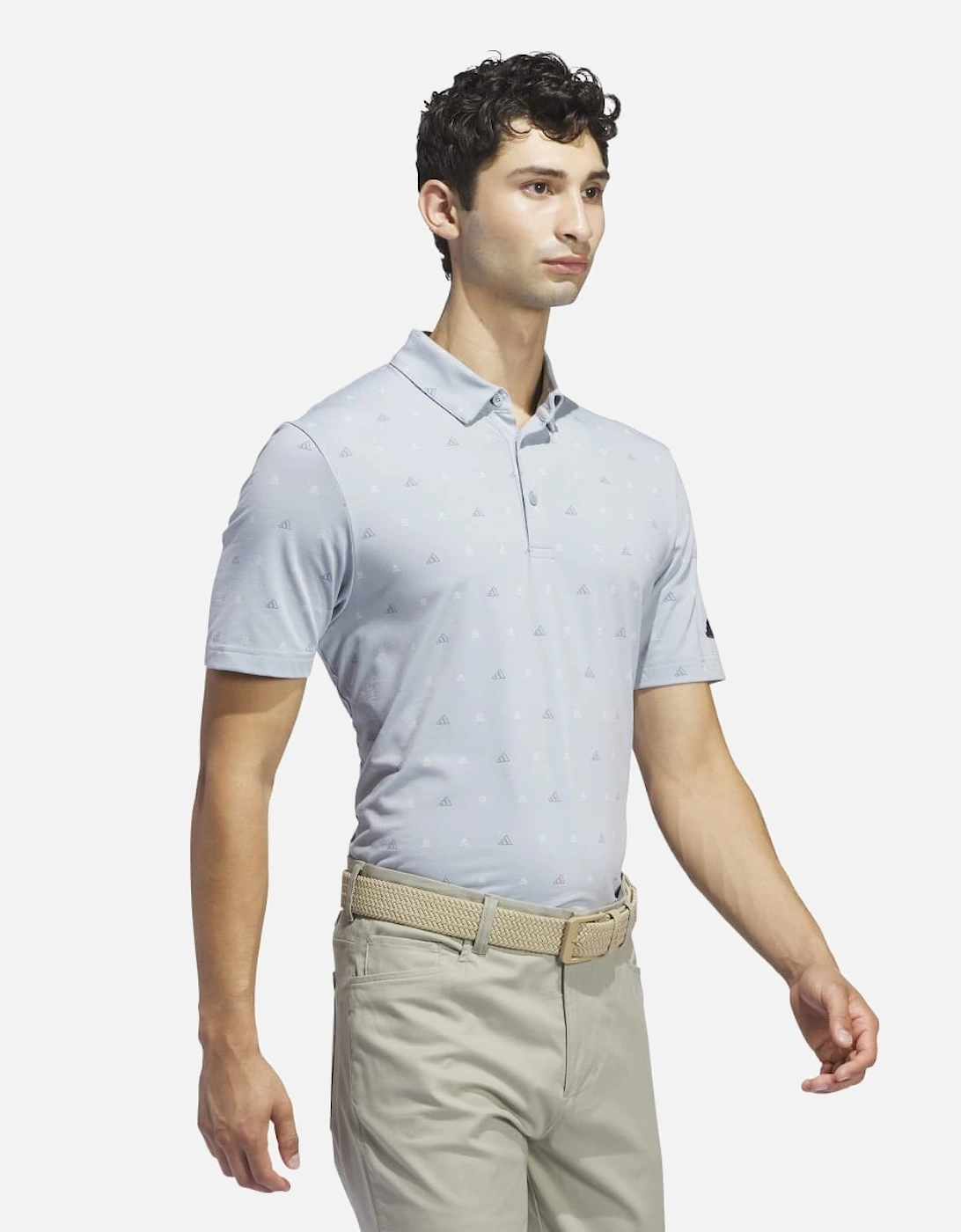 Go-To Mini-Crest Print Golf Polo Shirt