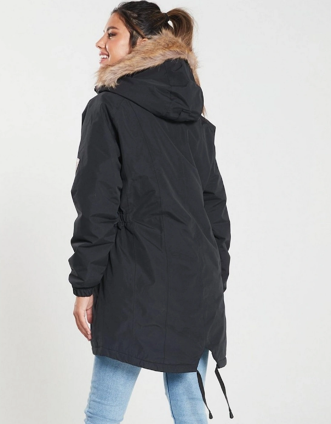 Womens/Ladies Celebrity Insulated Longer Length Parka Jacket