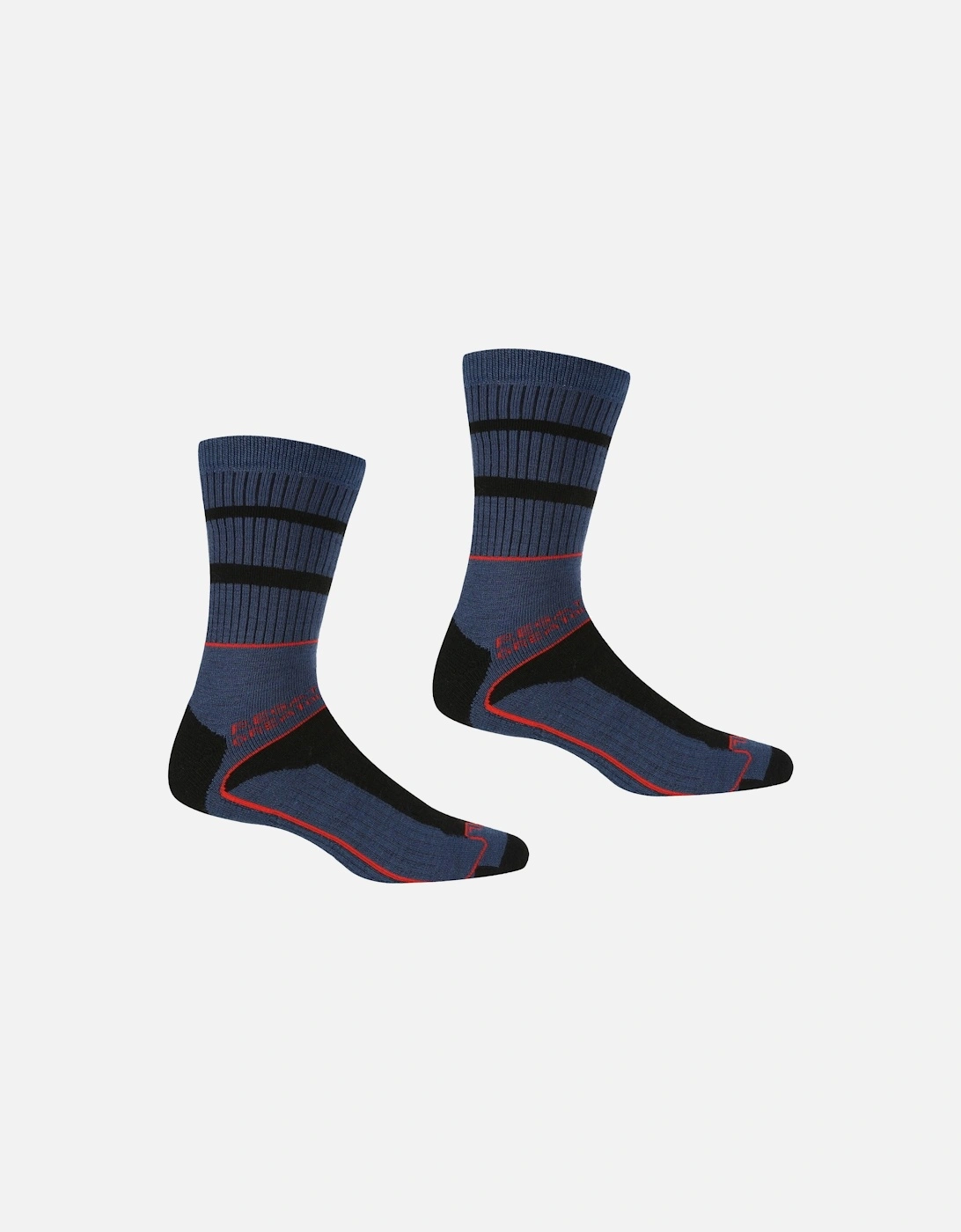 Regatta Men's Navy Samaris 3 Season Socks (Pack Of 2) - Size: 9/9.5/10/10.5/11/11.5/12