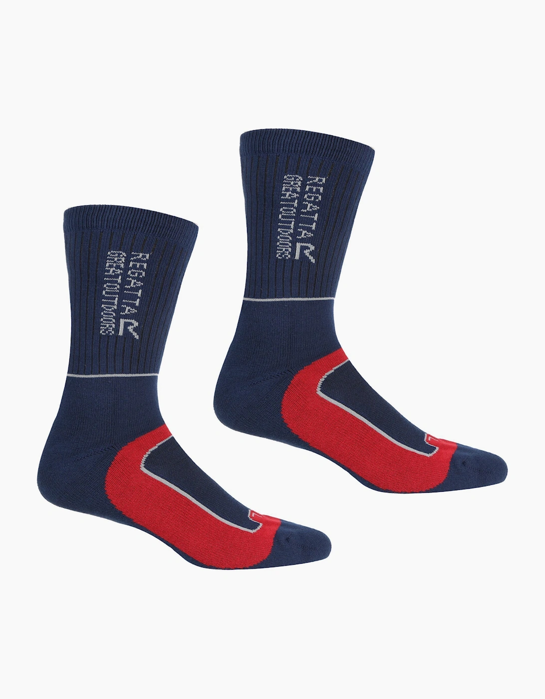 Regatta Men's Navy Samaris 2 Season Socks (Pack Of 2) - Size: 9/9.5/10/10.5/11/11.5/12