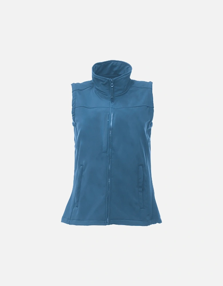 Womens/Ladies Flux Softshell Bodywarmer / Sleeveless Jacket (Water Repellent & Wind Resistant)