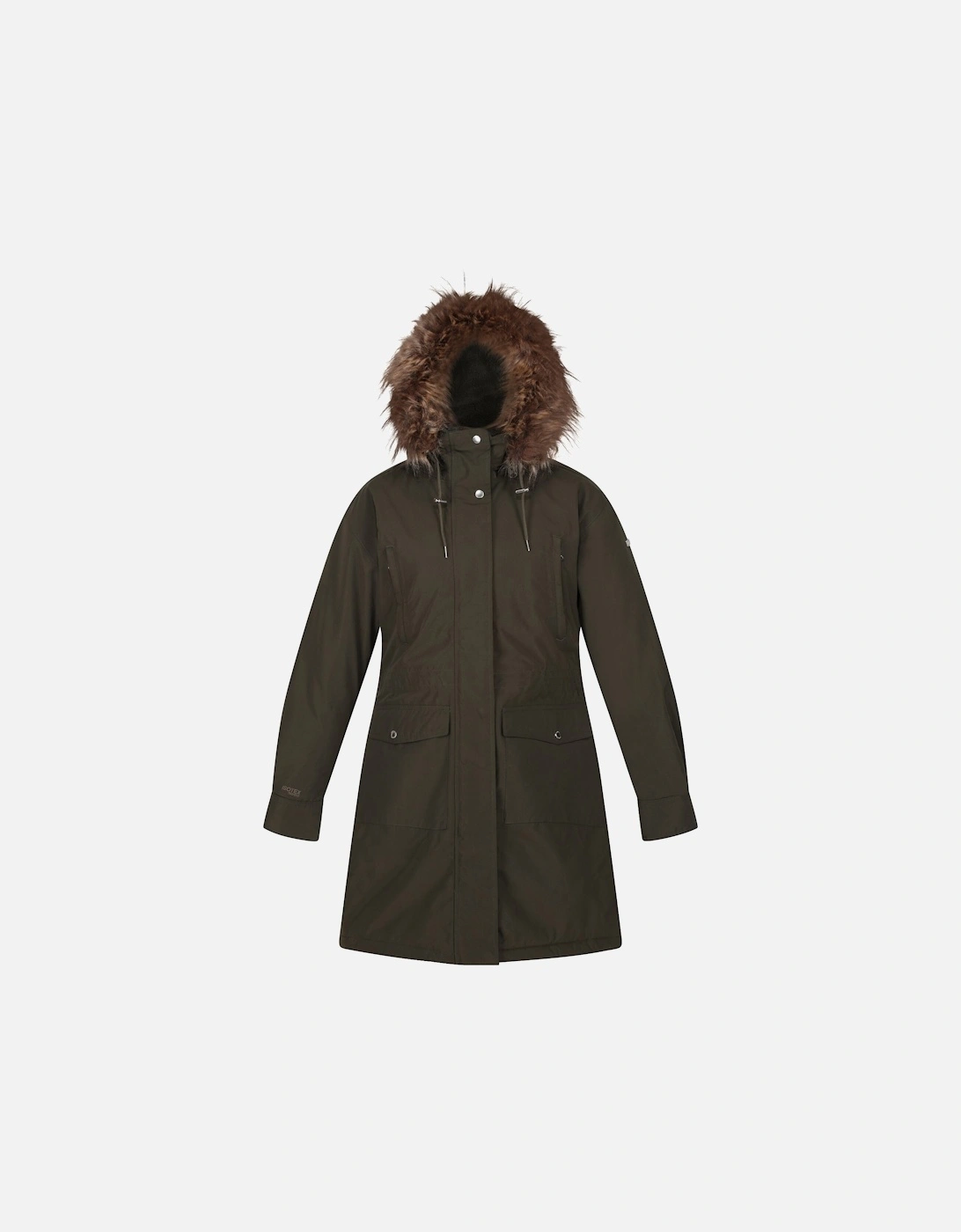 Womens/Ladies Shiloh Faux Fur Trim Parka, 6 of 5