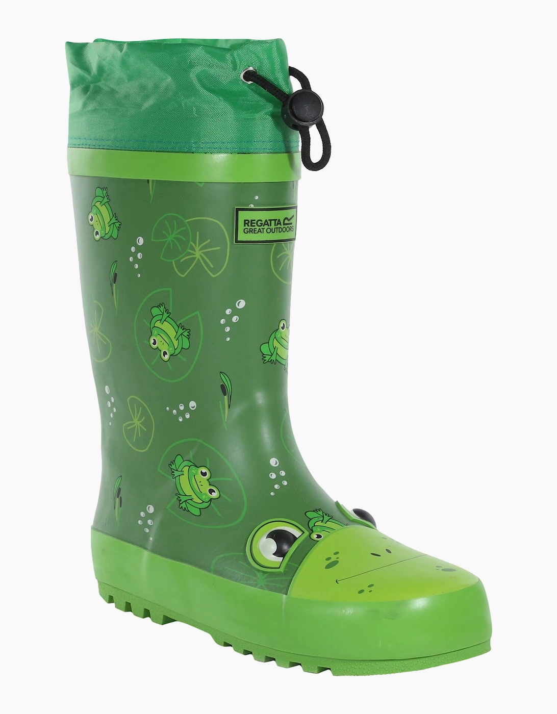 Regatta Regatta Childrens/Kids Mudplay Jnr Frog Square Wellington Boots - Green