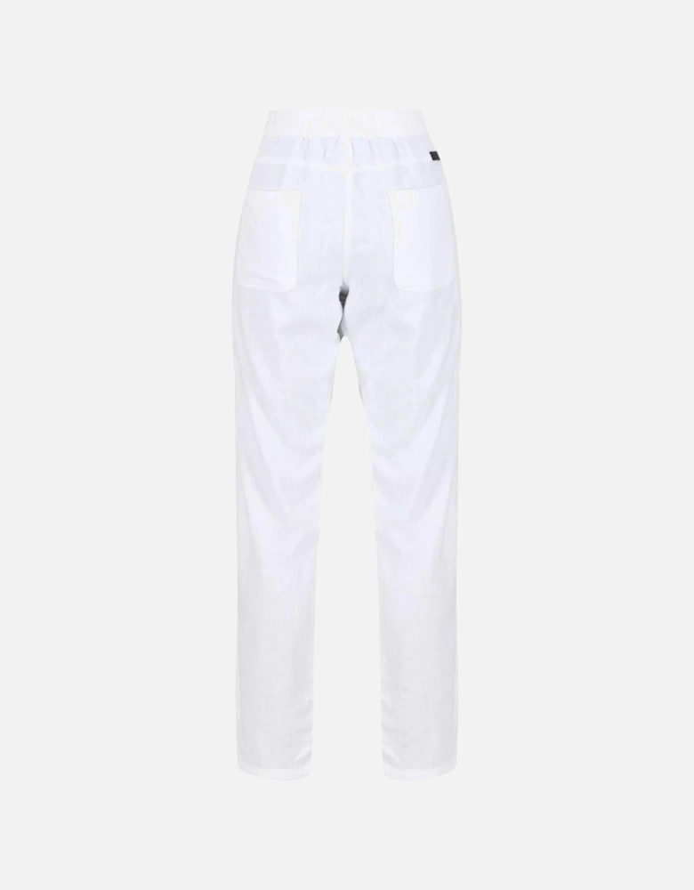 Womens/Ladies Maida Linen Trousers