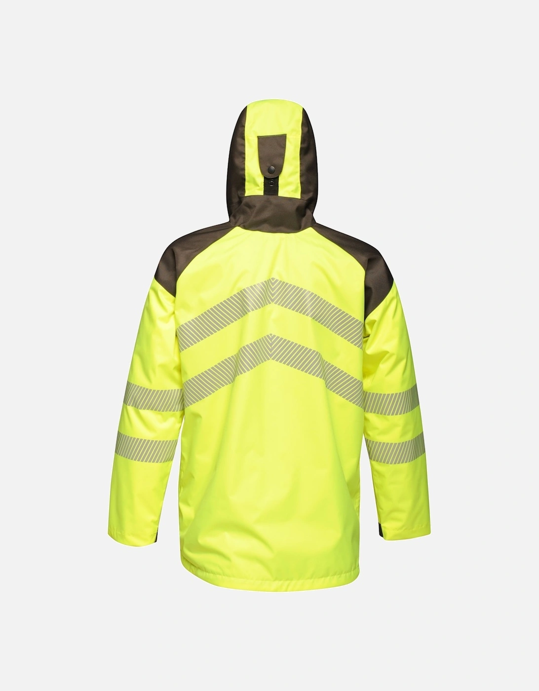 Mens Hi-Vis Waterproof Reflective Parka Jacket