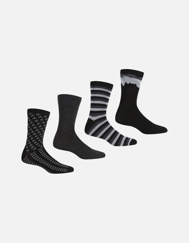 Mens Lifestyle Socks (Pack of 4)