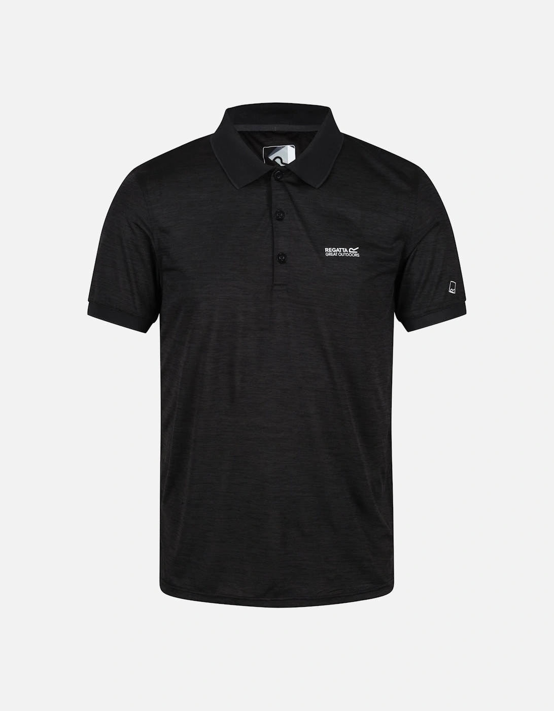 Regatta Men's Black Remex Ii Polo Shirt - : 46/Regular 3XL
