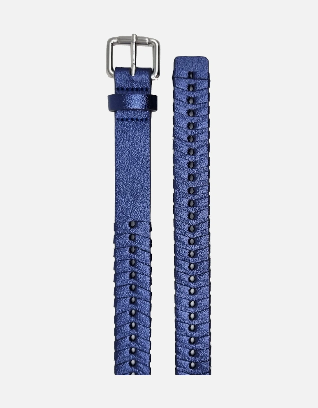 BRADLEY WOVEN BELT-BLUE