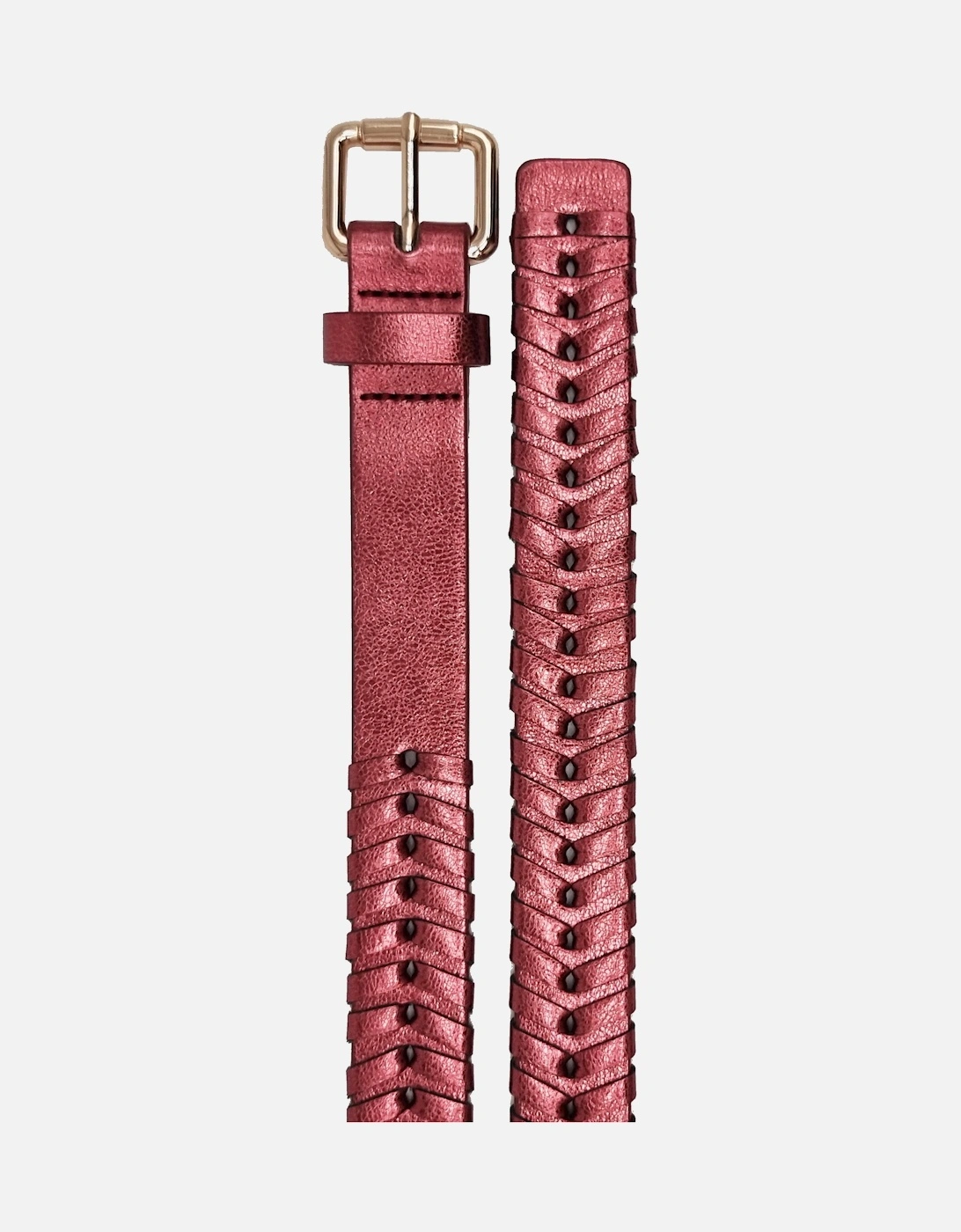 BRADLEY WOVEN BELT IN PINK