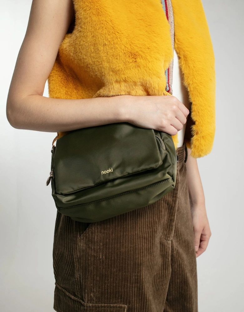 LEYTON NEW CROSS BODY BAG IN KHAKI