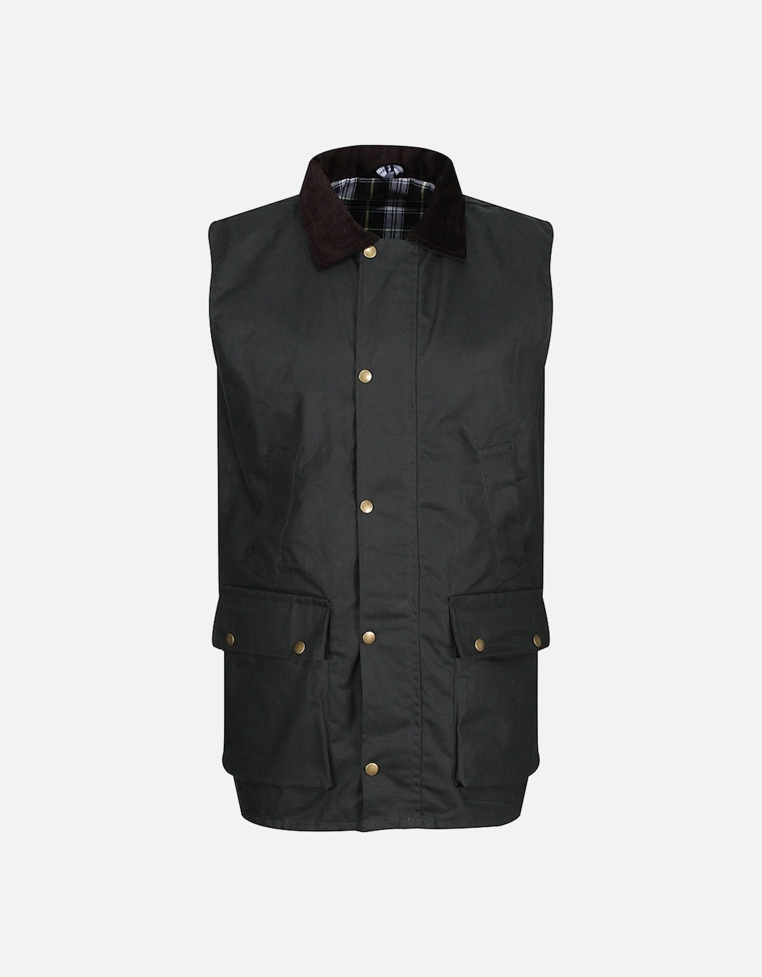 Unisex Adult Banbury Waxed Gilet, 5 of 4