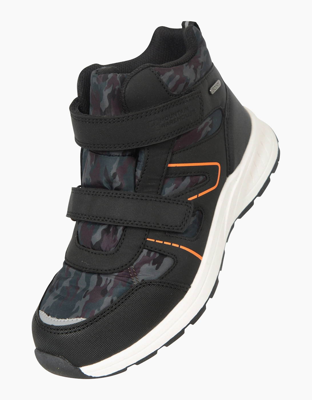 Mountain Warehouse Mountain Warehouse Childrens/Kids Jupiter Adaptive Waterproof Walking Boots - Black/Multi