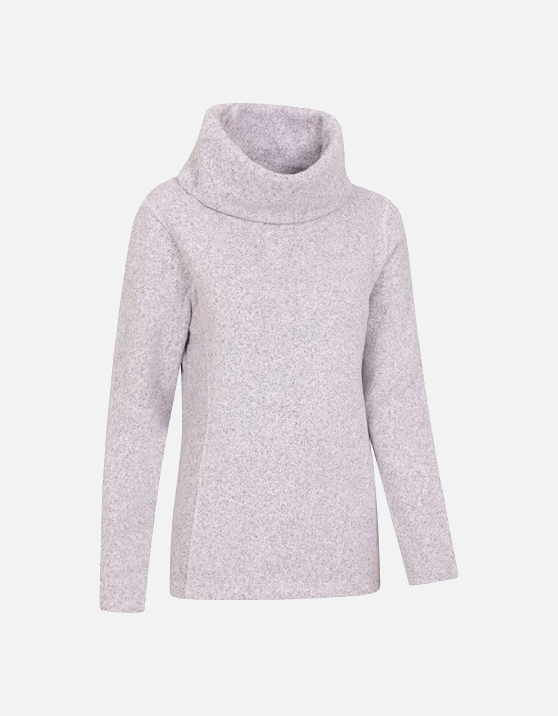 Womens/Ladies Cowl Neck Fleece Top