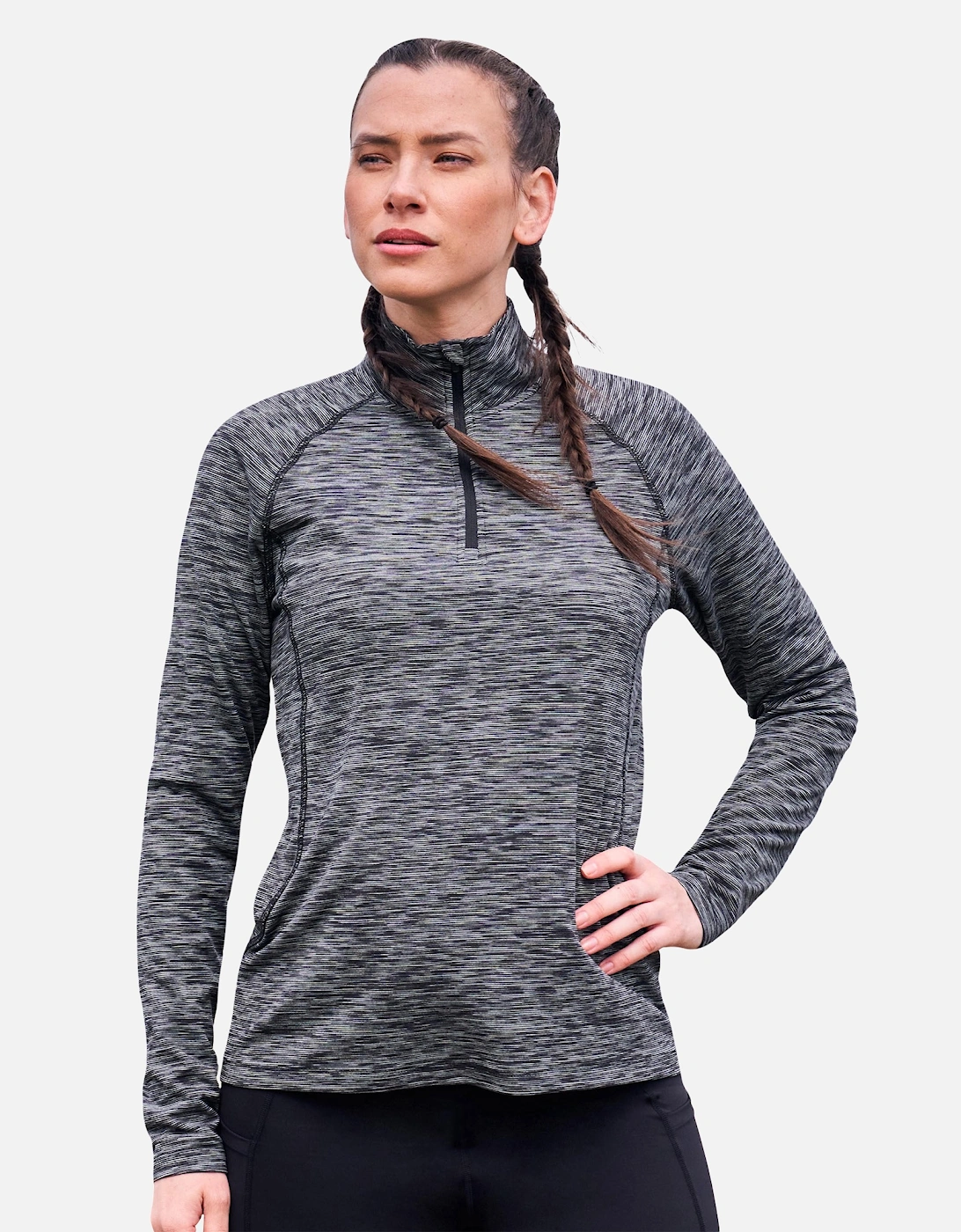 Womens/Ladies Bend & Stretch Half Zip Midlayer, 5 of 4