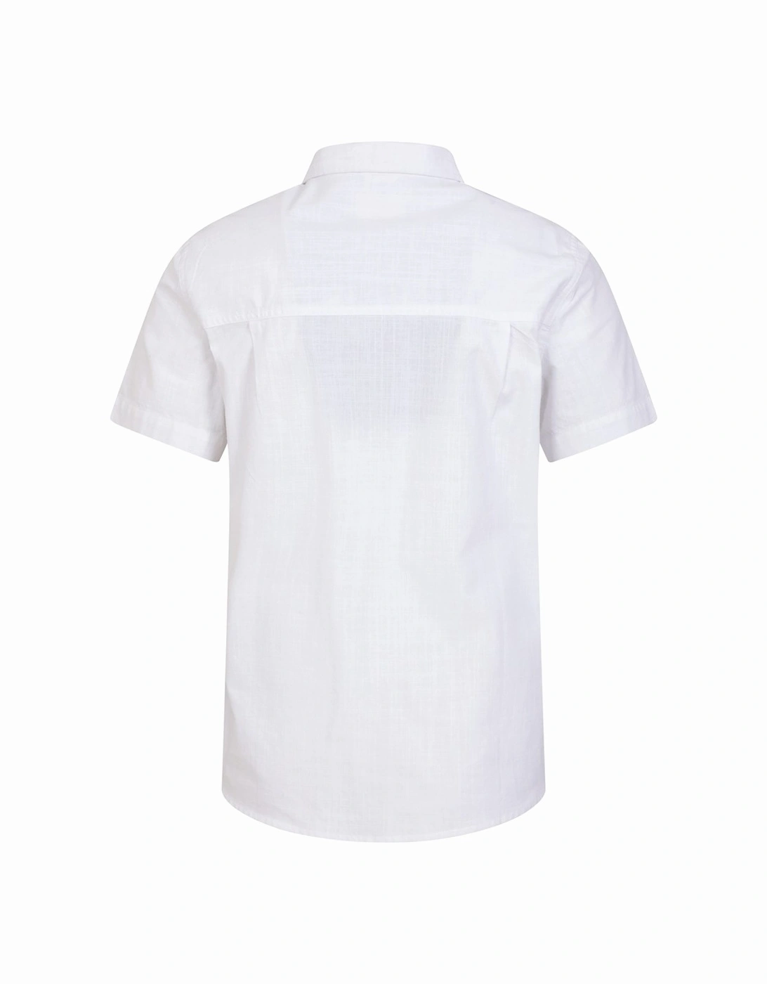 Mens Coconut Slub Short-Sleeved Shirt