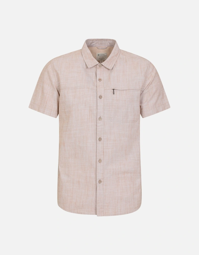 Mens Coconut Slub Short-Sleeved Shirt