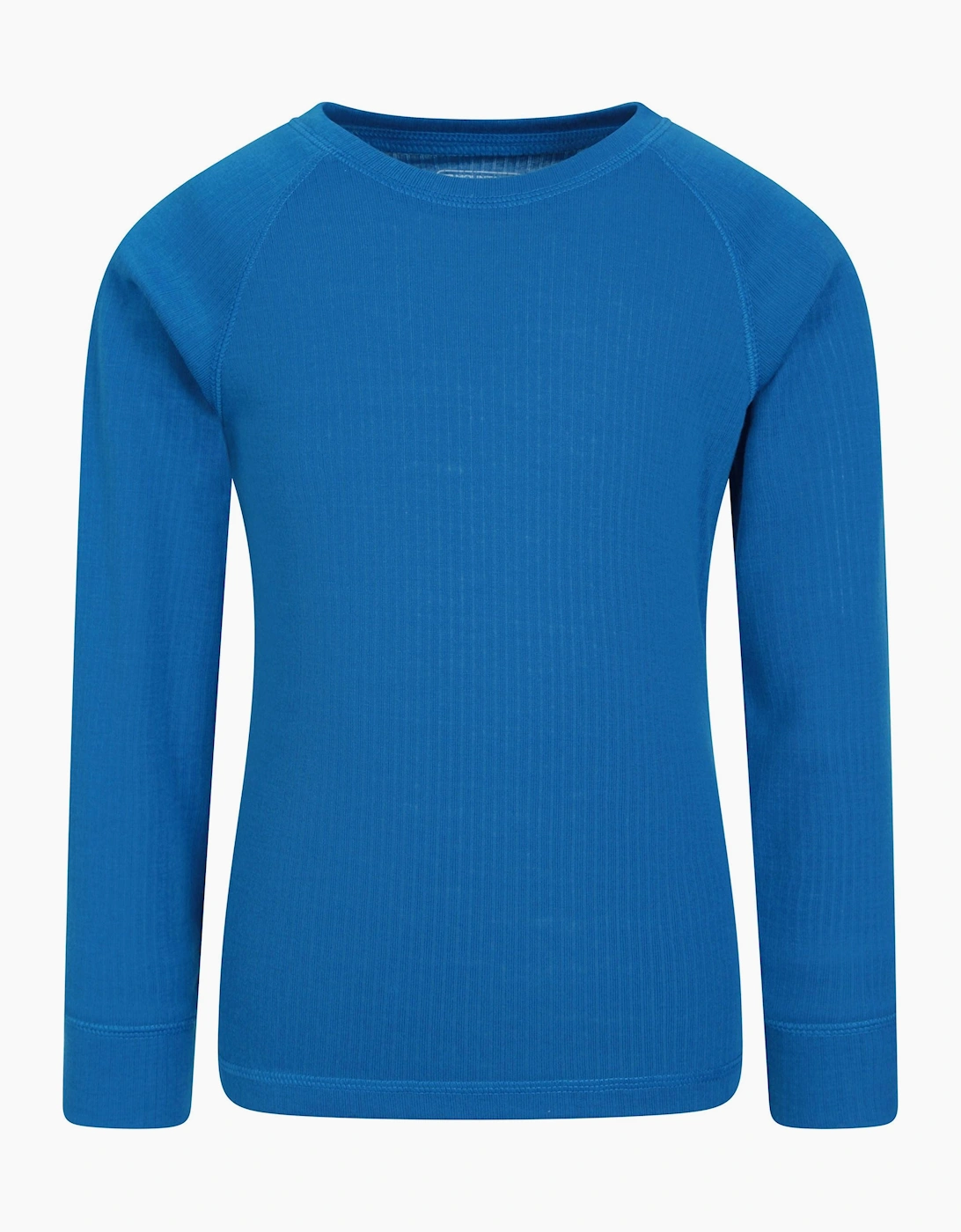 Mountain Warehouse Cobalt Childrens/Kids Talus Round Neck Base Layer Top - 11-12 Years - 100% Polyester - Image 2