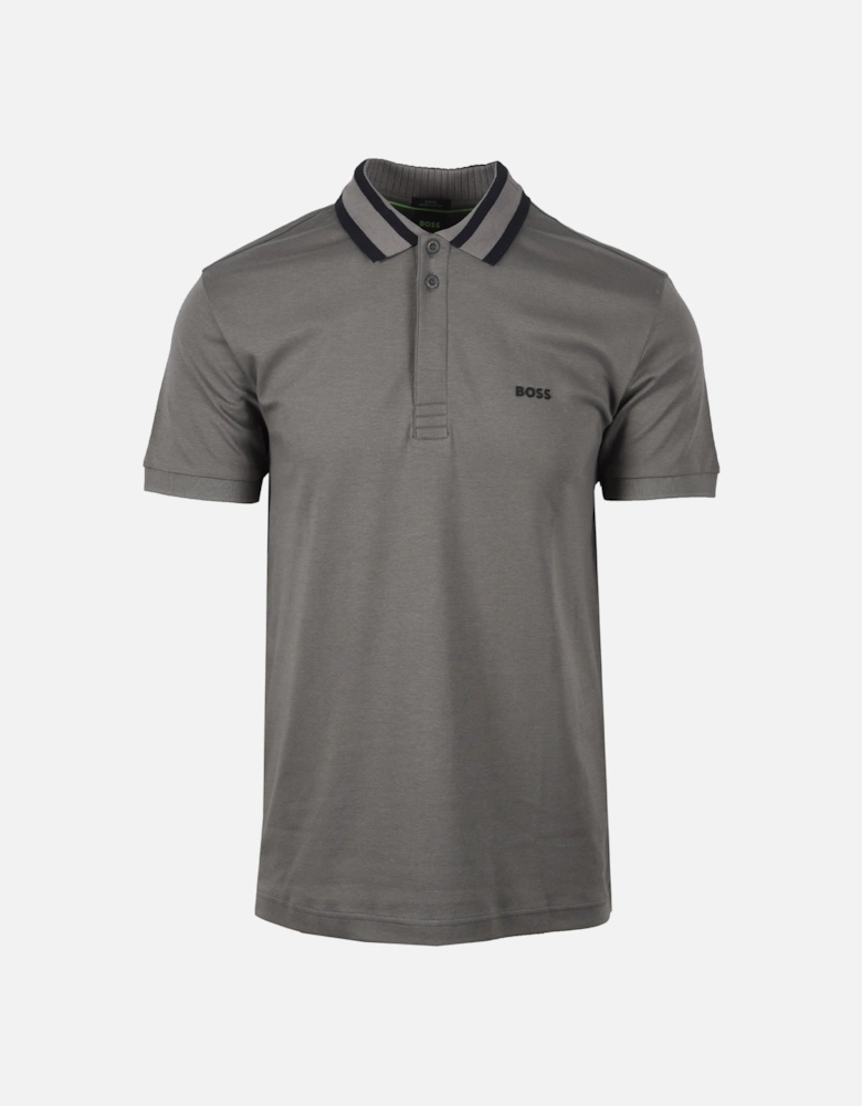 Boss Paule Polo Shirt Light Pastel Grey