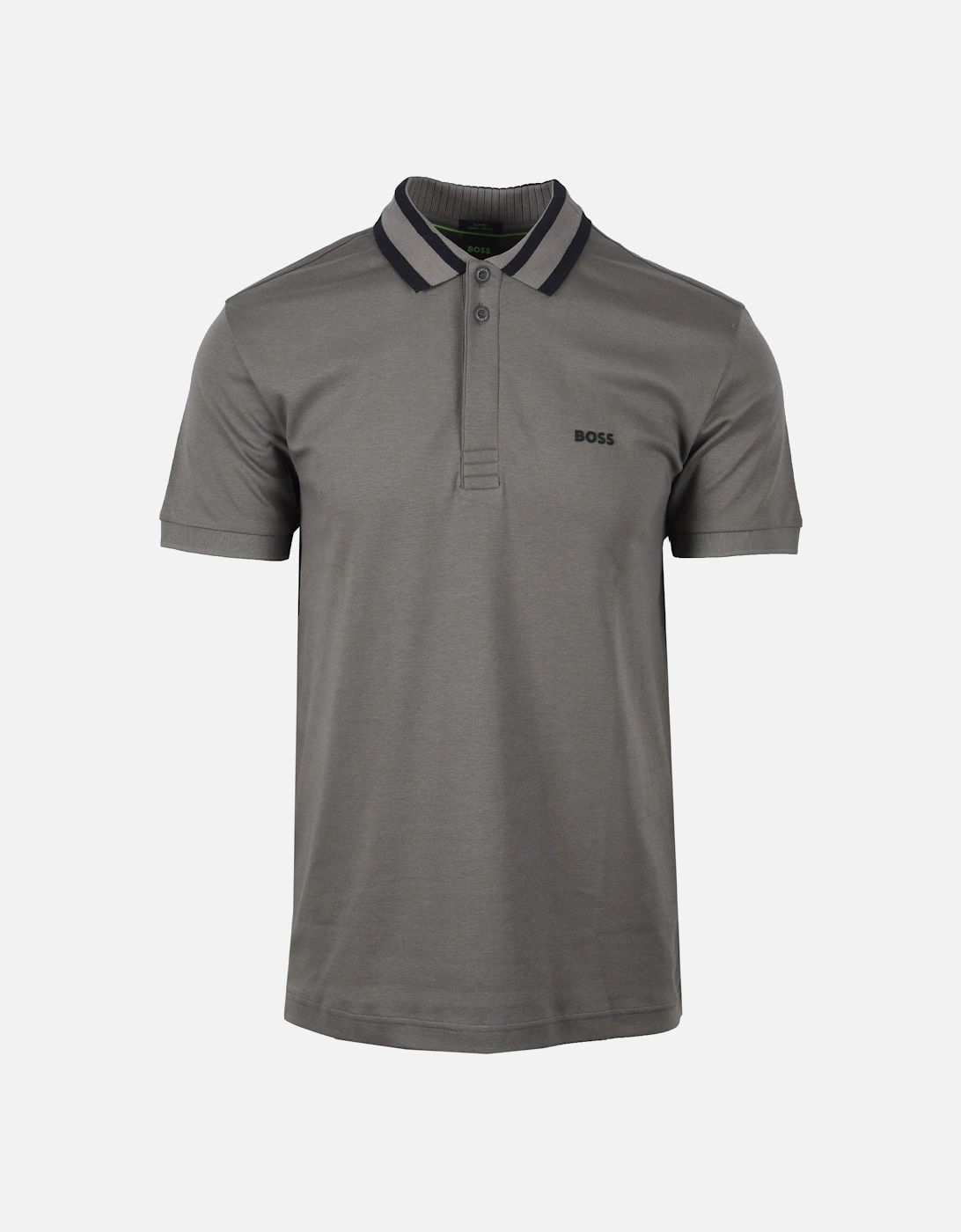 Boss Paule Polo Shirt Light Pastel Grey, 4 of 3