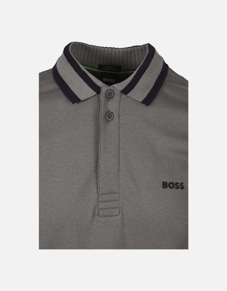 Boss Paule Polo Shirt Light Pastel Grey