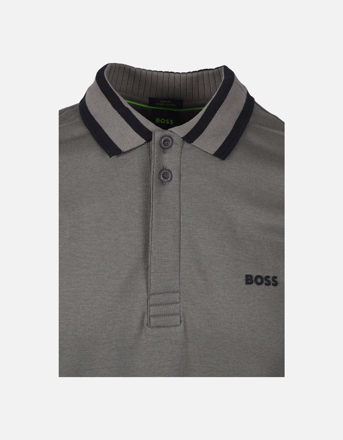 Boss Paule Polo Shirt Light Pastel Grey