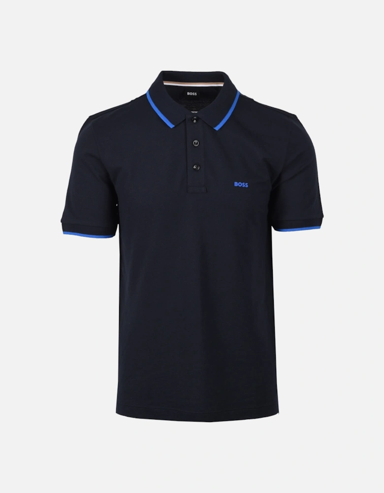 Boss Parlay 190 Polo Shirt Dark Blue