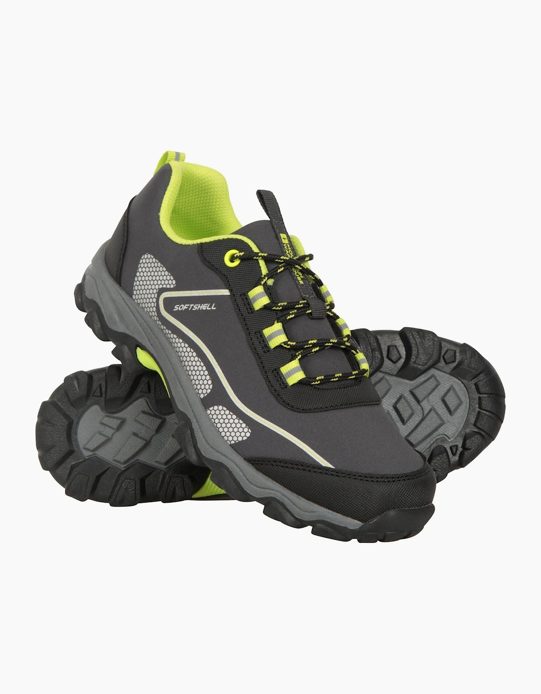 Mountain Warehouse Unisex Green Childrens/ Softshell Walking Shoes - Size: 12 Kids