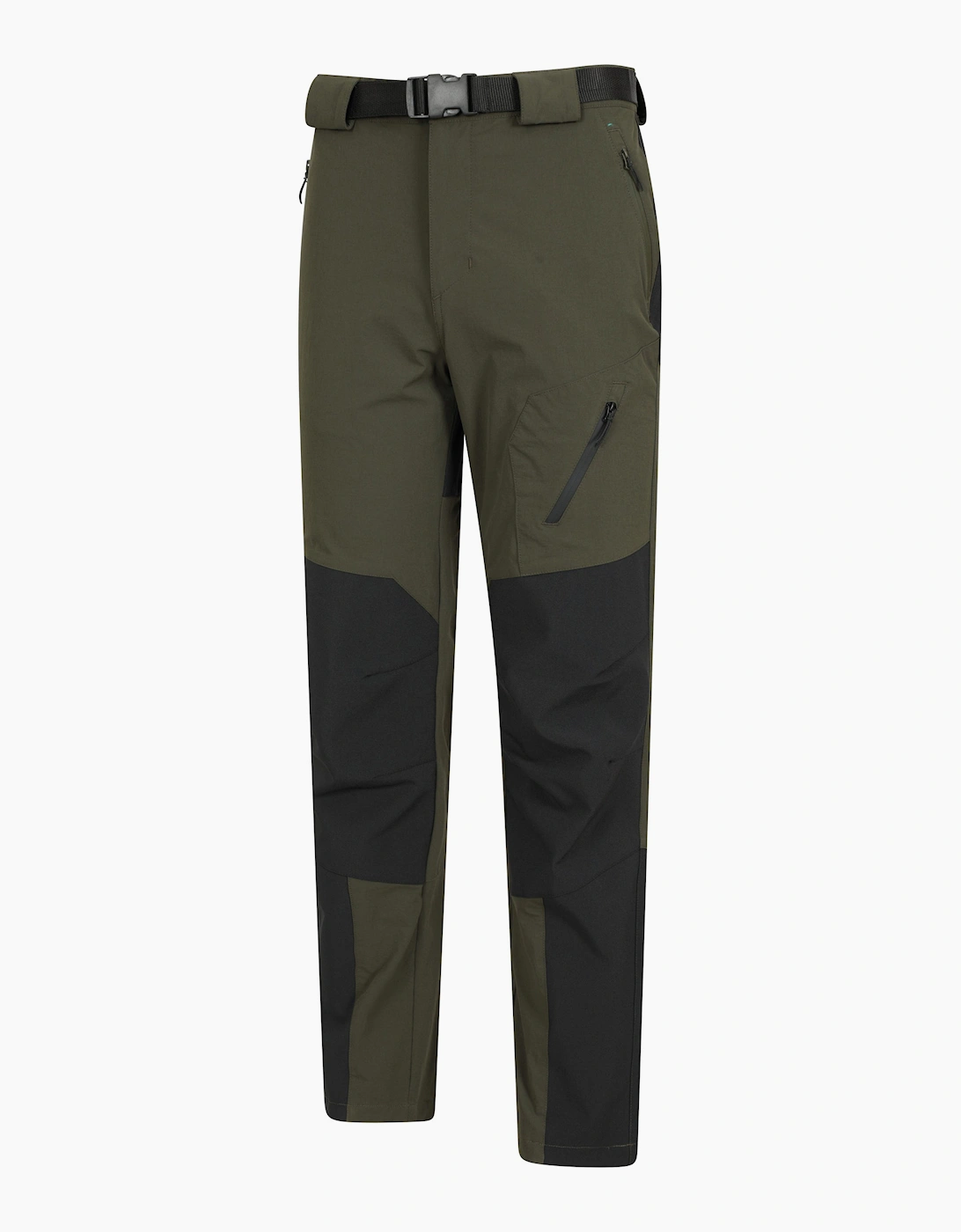 Mountain Warehouse Men's Green Forest Water Resistant Hiking Trousers  36R