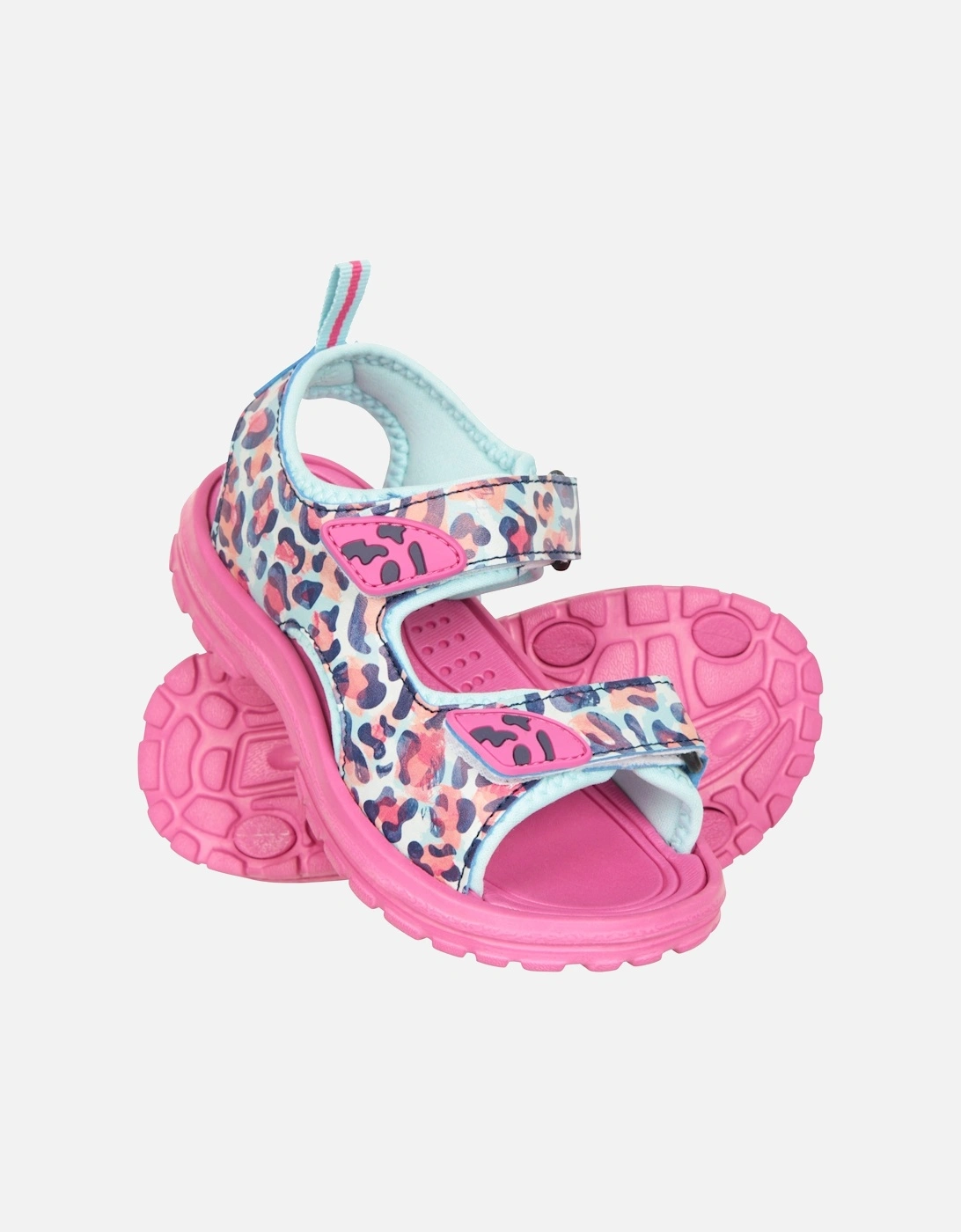 Girls Animal Print Sandals, 6 of 5