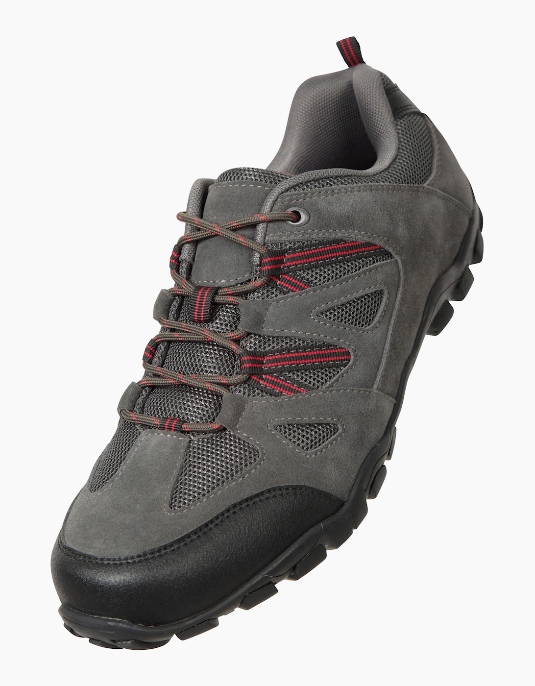Mountain Warehouse Men's Grey Outdoor Iii Suede Walking Shoes - Size 11 UK