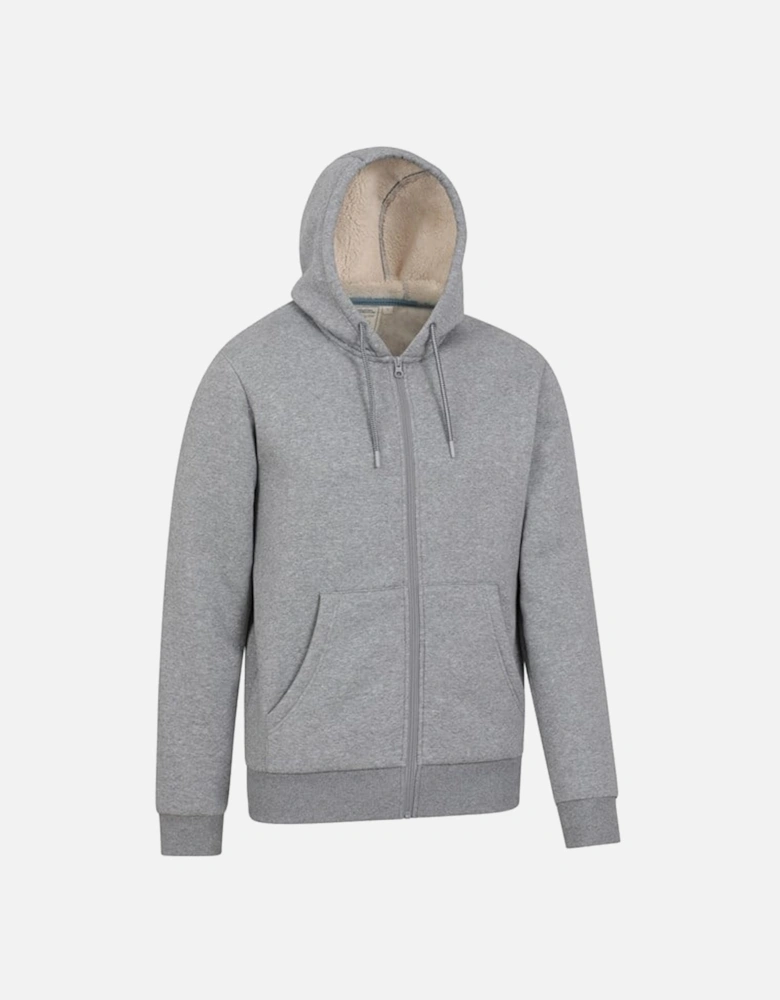 Mens Dalton Borg Lined Full Zip Hoodie