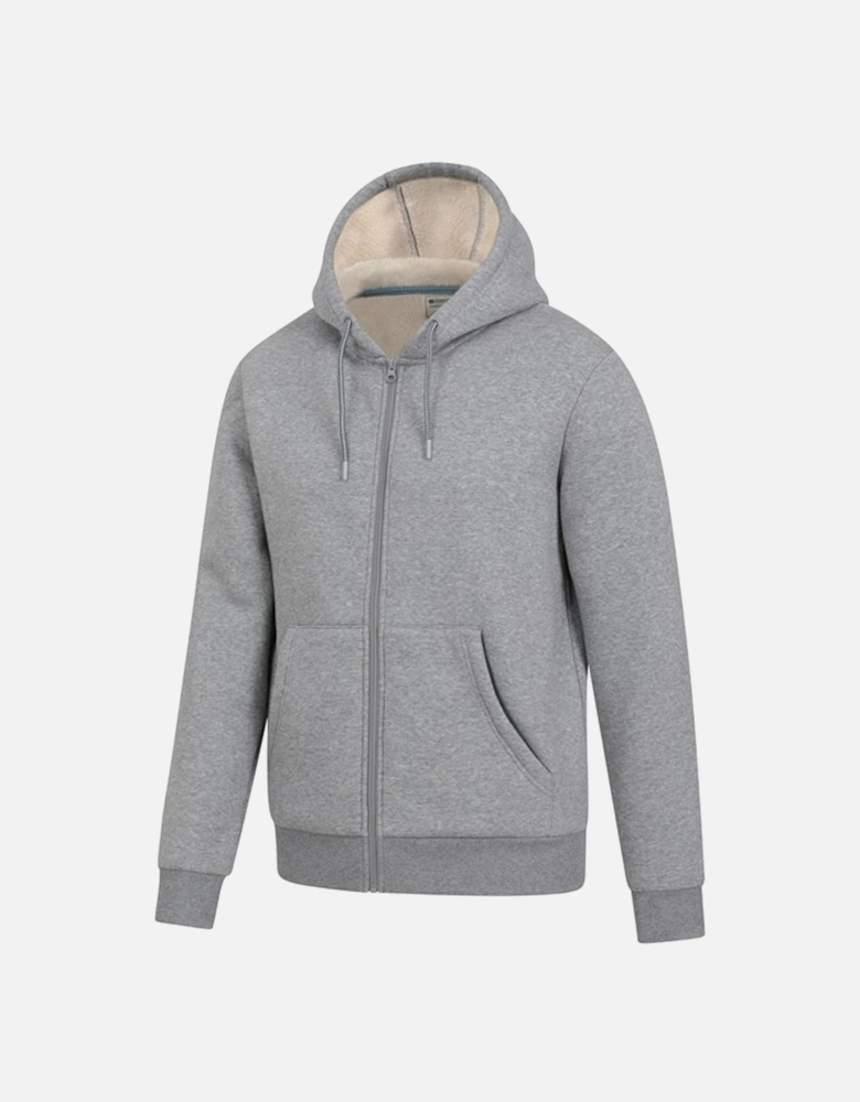 Mens Dalton Borg Lined Full Zip Hoodie